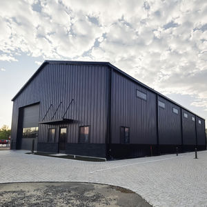 Xây dựng kho thép prefab nhịp lớn, cấu trúc kim loại bền cho nhà máy sản xuất và cơ sở lưu trữ - Product Image 4