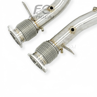 Tuyau de descente direct personnalisé en acier inoxydable pour BMW M760i M760Li G12 LCI 6.6T V12 2019-2022, tuyau de test, amélioration de puissance de la tête d'échappement