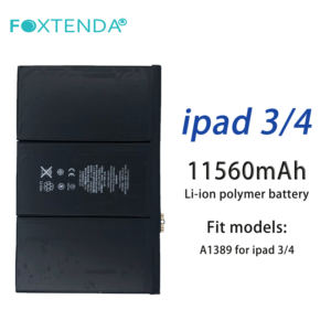 <span class=keywords><strong>Batteria</strong></span> Li-polimero di Alta Qualità A1389 11560mAh per <span class=keywords><strong>iPad</strong></span> 3/4, <span class=keywords><strong>Batteria</strong></span> Sostitutiva OEM Durevole ed Economica per Tablet, Disponibile con Garanzia di 12 Mesi - Product Image 2