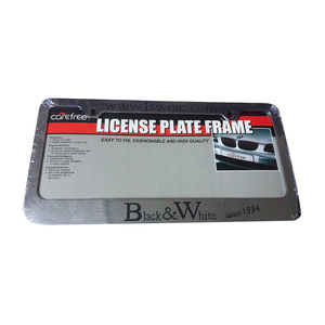 Fabricante de marcos de matrícula de <span class=keywords><strong>coche</strong></span> de buena reputación Cubierta y Marco de matrícula - Product Image 6