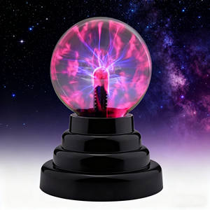 Lámpara de bola de Plasma alimentada por USB sensible al tacto ABS nebulosa <span class=keywords><strong>esfera</strong></span> globo <span class=keywords><strong>electricidad</strong></span> estática luz nocturna ambiental suministro de batería AAA - Product Image 2