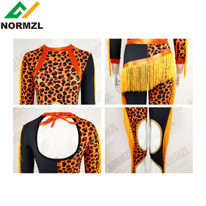Haute qualité personnalisé paillettes frange Performance porter <span class=keywords><strong>Super</strong></span> élastique <span class=keywords><strong>Majorette</strong></span> danse Costumes filles scène uniforme pour les enfants - Product Image 2