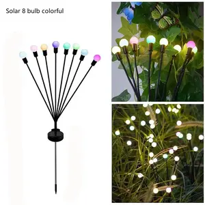 Solar Garden Lights - New Upgraded Solar Swaying Light Firefly Lamp Solar Outdoor Lights Yard Patio Pathway Decoration