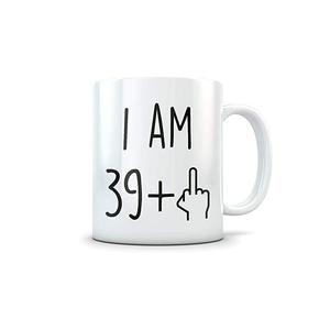 Divertido Regalo de <span class=keywords><strong>Cumpleaños</strong></span> Número <span class=keywords><strong>40</strong></span> para Mujeres y Hombres que se Vuelven de <span class=keywords><strong>40</strong></span> Años, Taza de Café Happy Baby - Product Image 1