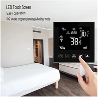 Smart Home Elektronische Geräte Intelligenter Thermostat mit WLAN Modernes Design für Hotel & Krankenhaus 5+2/6+1/7-Tage-Programmierung