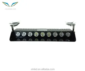 אדום כחול צהוב אור חירום Strobe 9LED 12led רכב Strobe פלאש אזהרת תנועה מהבהב אור