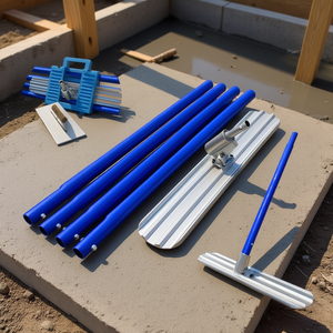 Kit de flotage à béton 48'' 8'' en alliage magnésium-aluminium avec poignées combinables et niveleurs de transport - Product Image 2