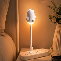 Nouvelle Lampe de Projection Ciel Étoilé 2026 Transfrontalière avec Motifs de Films Interchangeables en ABS (Galaxie, Lune, Saturne) Alimentée par USB