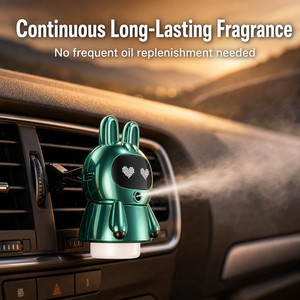 Difusor de Fragrância para Saída de Ar do Carro com Design de Refil Fácil, Clipe de Borracha Macia que Não Risca para Decoração Interna e Cuidados Automotivos - Product Image 2