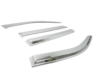 Visera Cromada para Ventanilla y Deflector de Lluvia, Pieza Exterior para <span class=keywords><strong>Mitsubishi</strong></span> <span class=keywords><strong>L200</strong></span> 2016 2017 2018 <span class=keywords><strong>2019</strong></span> 2020 2021 2022 2023 - Product Image 1