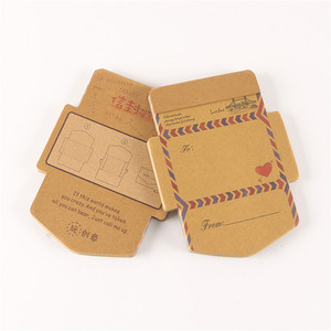 Creative Korean Retro Faux Envelope Self-Adhesive Sticky Notes N Times Journal <strong>Notebook</strong> with Teasable <strong>Messages</strong> Memo Pads - Product Image 5