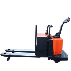 Hoge Kwaliteit 3 Ton Batterij Werkende Hoge Lift Handbediening Hydraulische Pallet Truck Trolley - Product Image 2