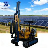 Machine de piquage solaire photovoltaïque haute performance pour supports PV – Équipement d'installation hydraulique pour panneaux solaires