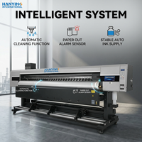 Nouvelle imprimante éco-solvant HY-3204 entièrement automatique pour impression de bannières et d'affiches en vinyle haute vitesse de 3,2 m