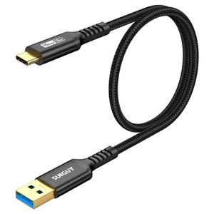 Cable de Carga Rápida USB 3.0 Tipo-A a Tipo-C SUNGUY, Material Trenzado Flexible, Ecológico, Longitud de 1M/2M/3M, MOQ Pequeño - Product Image 1