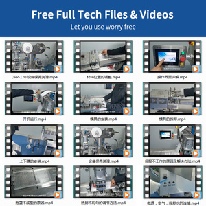 Spazzolino automatico elettrico macchina confezionatrice carta Blister Card Packer per cancelleria e articoli da toeletta - Product Image 5