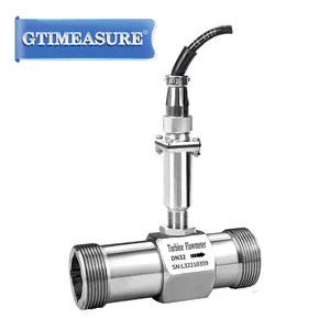 Vente chaude eau carburant Diesel impulsion Turbine débitmètre en acier inoxydable débitmètre d'eau