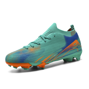 Chaussures de football FG/TF à coupe basse pour adultes et jeunes, antidérapantes, légères et respirantes, en maille, vente en gros d'usine - Product Image 1