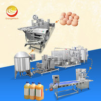 Ligne de traitement automatique de la liquide d'œuf, pasteurisateur d'œufs continu avec système de nettoyage CIP