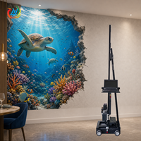Impresora de Pared 3D Hanjie, Máquina de Impresión Vertical de Pared con Tinta UV para Murales Interiores y Exteriores