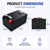OEM ODM 24V 48V 72V 96V 50Ah 100Ah 200Ah LiFePO4 Batteriepack Anpassbare Spannung und Kapazität für Verschiedene EV-Anwendungen