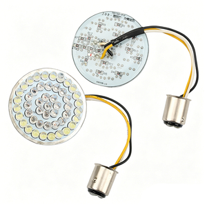 Panneau d'ampoules de clignotants LED pour moto Harley, lampe indicatrice universelle modifiée, pièces de rechange - Product Image 1