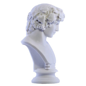 Estatua de mármol blanco para hombre, tallado a mano, tamaño personalizado - Product Image 5