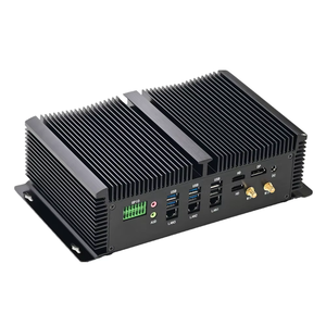 Potente Mini <span class=keywords><strong>PC</strong></span> sin ventilador Intel Core <span class=keywords><strong>I5</strong></span> 1235U <span class=keywords><strong>CPU</strong></span> 3 * LAN RS485 GPIO DDR5 M.2 SSD HDD Triple pantalla WiFi UE AU EE. UU. Para Industrial - Product Image 4