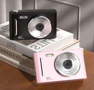 Appareil photo compact de poche pour étudiants, objectif fixe f=7.36mm, flash intégré, batterie lithium rechargeable, caméra pour prise de vue quotidienne - Product Image 2