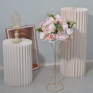 C124036 Bola de <span class=keywords><strong>flores</strong></span> Colorida Bola de rosas grandes artificiales Centro de bodas Escenario de bodas Decoración del hogar Centro de ramo - Product Image 4