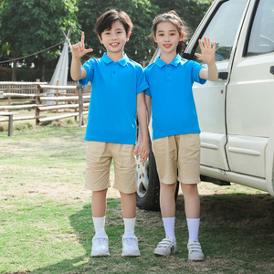 Impresión de logotipo personalizado verano uniforme Polo camisetas niños niñas sublimación <span class=keywords><strong>copia</strong></span> algodón peinado 100% algodón manga corta Fitness - Product Image 1