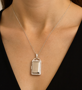 Collana Commemorativa in Argento <span class=keywords><strong>Sterling</strong></span> 925 con Ciondolo Urna Minimalista per Cremazione - Product Image 2