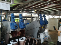 131 Déshydrateur de boue de presse à spirale entièrement automatique pour les machines de traitement de l'eau de traitement de l'hôpital de séparation solide-liquide