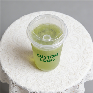 แก้วพลาสติก PP แบบใช้ครั้งเดียว ผนังเดี่ยว ขนาด 12 ออนซ์ 14 ออนซ์ เส้นผ่านศูนย์กลาง 90 มม.  รับทำโลโก้ สำหรับน้ำผลไม้และกาแฟ - Product Image 3