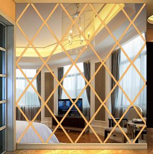 FAI <span class=keywords><strong>DA</strong></span> TE 3D dello specchio autoadesivo per la decorazione del salone acrilico decorazione di arte della <span class=keywords><strong>parete</strong></span> autoadesivo della <span class=keywords><strong>parete</strong></span> a specchio - Product Image 3