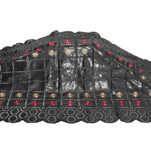 Dentelle de Tulle brodée, perles H & D, <span class=keywords><strong>Bazin</strong></span> africain, pour fête de mariage, femme - Product Image 2