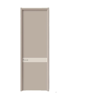 Puerta Interior Minimalista de Tablero MDF con Acabado, Apertura Manual, Aislamiento Acústico, Opciones de Color Beige y Gris - Product Image 5