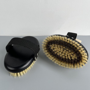 Brosse corporelle exfoliante en cuivre ionique premium, brosse à sec pour le corps, brosse à poils de sanglier pour la circulation sanguine - Product Image 5