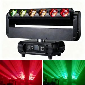 Projecteur LED à tête mobile 24 canaux DMX, stroboscope 1-30 Hz pour mariage, KTV, <span class=keywords><strong>bar</strong></span>, avec une puissance élevée de 500 W - Product Image 1