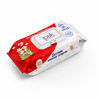 Vente en gros de lingettes humides pour bébé Dafna M, 120 lingettes douces et délicates, paquet rouge, non tissées, biodégradables, 80 pièces, ensemble de voyage, modèle 36 UZ