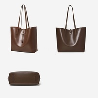 Nouvelle collection 2026 : Sacs à main de bureau personnalisés pour femmes, lot de 2 pièces, grand sac fourre-tout en cuir PU avec pochette bandoulière