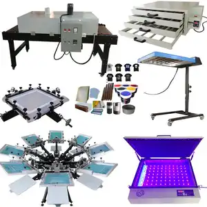 Multifunctional Heavy-Duty 8-Color T-Shirt Screen Printing and Drying Equipment Industrial Screen Printing Machine