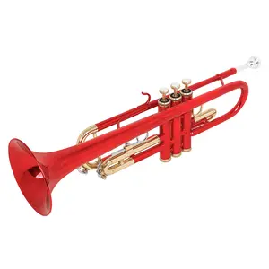 Koperen Instrument Trompet In B Flat Messing Tube Kleur Gouden Sleutels Voor Beginners Om Professioneel Trompetspel Te Oefenen