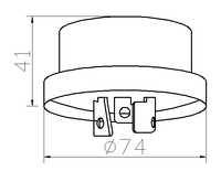 Capteur de contrôle de lumière photoélectrique extérieur CNRIYA LC-1S, interrupteur jour/nuit pour éclairage public, indice de protection IP54, compatible LED, à verrouillage rotatif, inductif