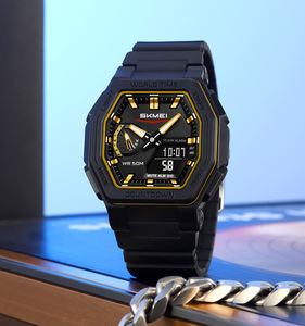 Orologio Cronografo Analogico di Lusso SKMEI 2438 con Doppio Fuso Orario, Stile Business Elegante, Personalizzabile con Logo, Sportivo e alla Moda - Product Image 4