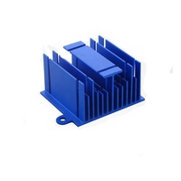 Radiateur de refroidissement pour transistor d'amplificateur de puissance, 50x50x17mm, en alliage d'aluminium anodisé Al6063, profilés d'aluminium découpés
