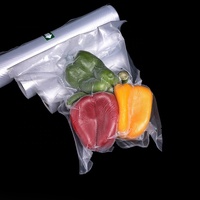 Film en rouleau co-extrudé 7 couches, sac d'emballage sous vide transparent de qualité alimentaire personnalisé, sac de cuisson haute température à scellage central
