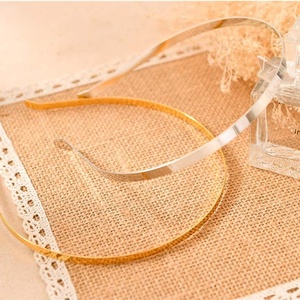 Bandeau en métal blanc ou doré pour filles, vente en gros, DIY, pour cheveux - Product Image 4