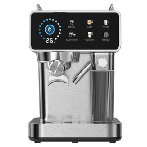 Digital Timer 20 Bar ULKA Milk Tank System <strong>Lungo</strong> Coffee Maker Home Capsule Cappuccino Latte Professional Espresso Machine - Product Image 2