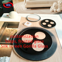 Verre trempé pour écran, personnalisé, fabriqué en Chine, le plus vendu, pour panneau d'affichage, impression sérigraphique, feuille de verre Gorilla